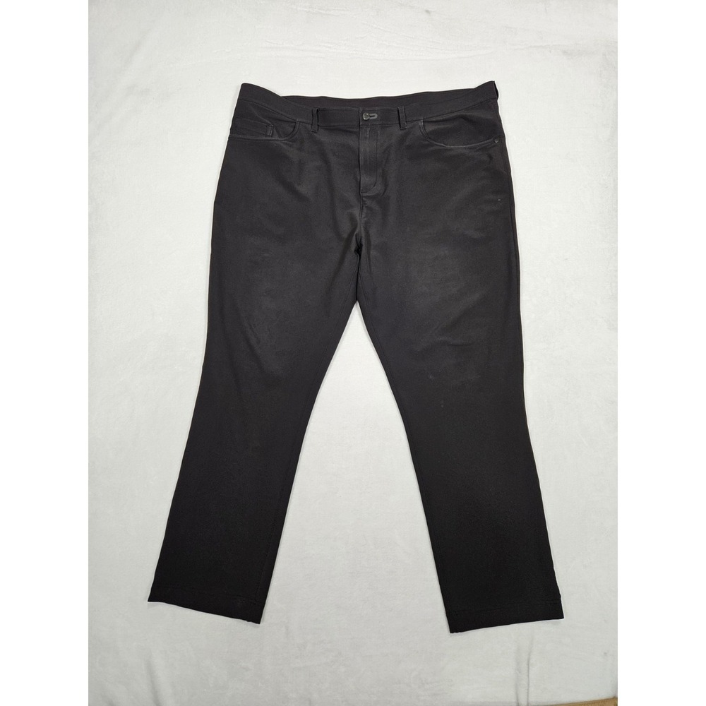 Public Rec All Day Every Day‎ Straight Leg Pants Mens 44 Black Stretch Golf